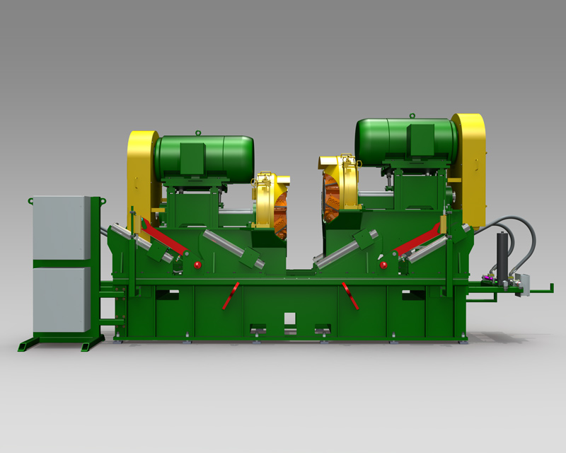 Système d'équarrissage « Vee-Chipper » USNR 4