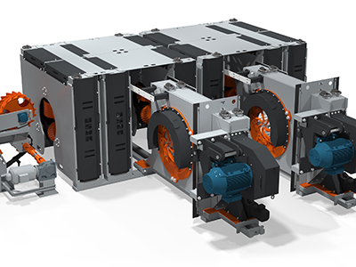 Écorceuse modulaire CamShift USNR triage