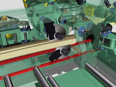 Module de Scie Circulaire à Arbres Quadruples USNR 4
