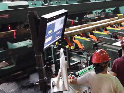 Alimentation « QuickScan » du module de scies USNR 4