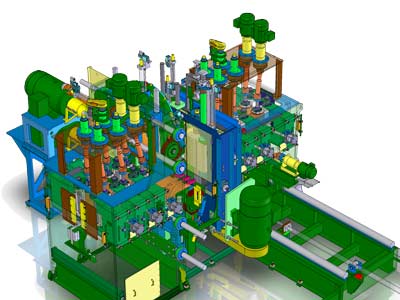 Module de sciage à arbre vertical USNR