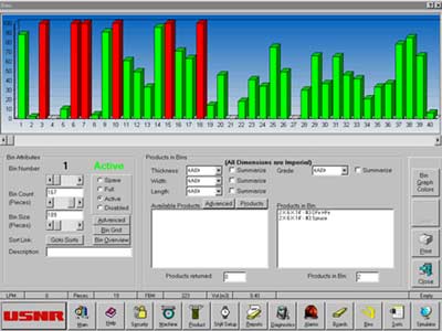« WinTally » pour le bois mou USNR scierie 2 3