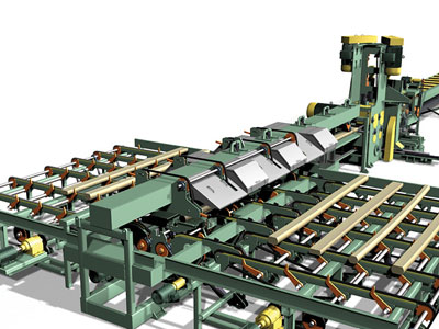 Alimentation « QuickScan » du module de scies USNR 2