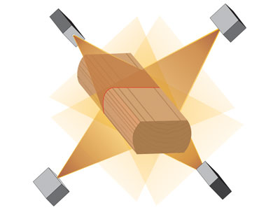 Alimentation « QuickScan » du module de scies USNR 3