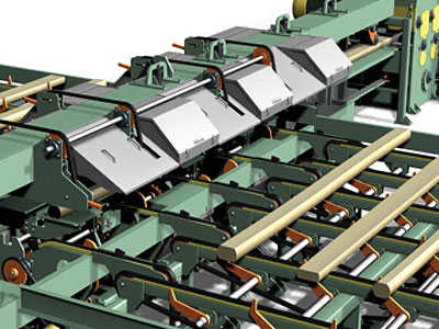 Alimentation « QuickScan » du module de scies USNR 5